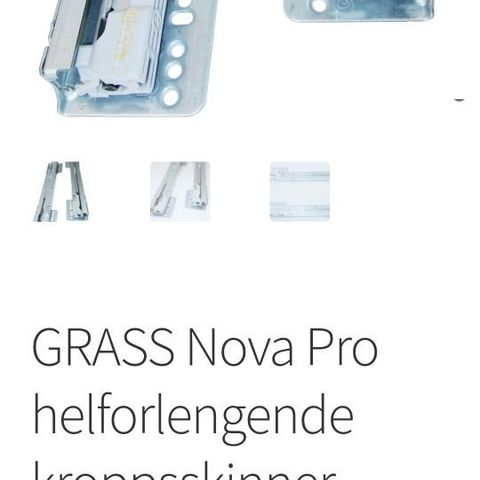 skuffe sett GRASS Nova Pro 