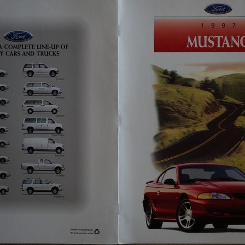 Ford Mustang 1997 brosjyre