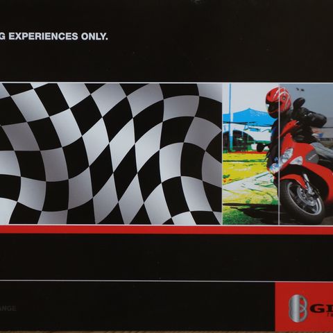 GILERA strong experiences only brosjyre