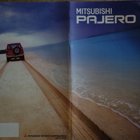 Mitsubishi Pajero 1997 2 brosjyrer