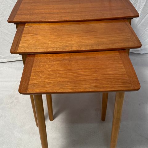 Vintage Settebord i teak.