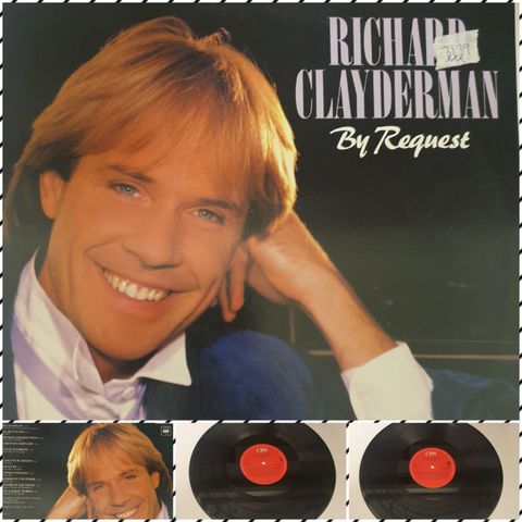 VINTAGE/RETRO LP-VINYL "RICHARD CLAYDERMAN/BY REGREST 1986 - CBS 450247 1"