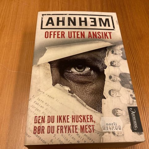 Stefan Ahnhem : OFFER UTEN ANSIKT