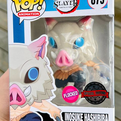 Funko Pop! Inosuke Hashibira (Flocked) | Demon Slayer: Kimetsu no Yaiba (875)