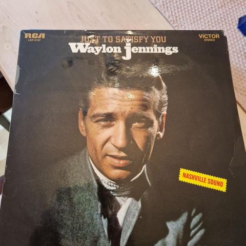 Waylon Jennings LP samling