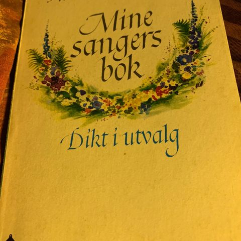 Herman Wildenvey, Mine sangers bok ,Dikt i utvalg til salgs.