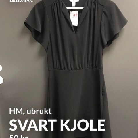 Svart kjole