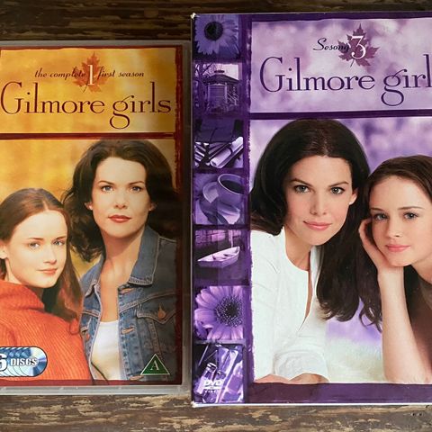 Nedsatt. Serie Gilmore Girls season 1 og 3, selges