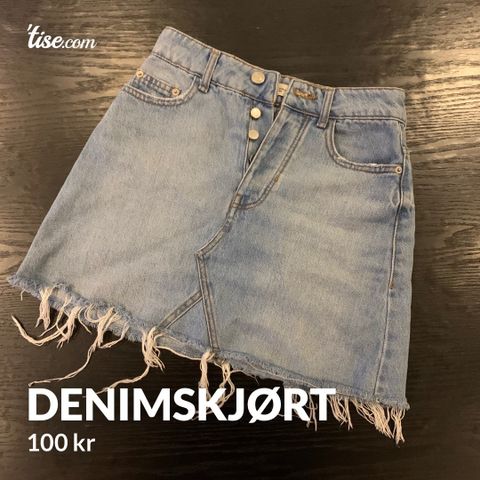 Denimskjørt