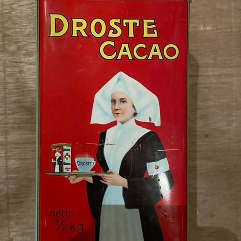 Antik blikkboks Droste Cacao