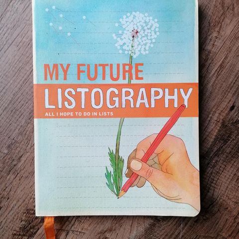 My future listography - listebok
