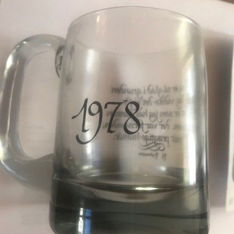 VINTAGE HADELANDS ODIN ØLGLASS 1978