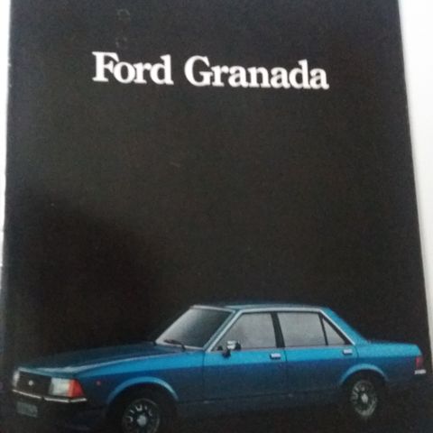 1978 Ford Granada -brosjyre. (Mk II)