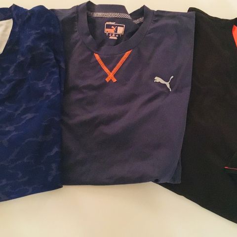 Nike, Adidas og Puma t-shirt