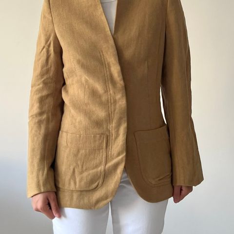 Linblazer, khaki, by