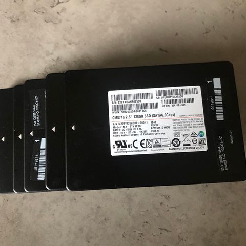 SSD Samsung 128GB  Harddisk