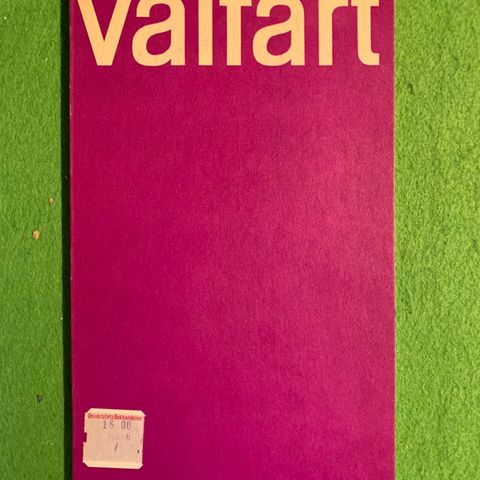1 utgave - Kjartan Fløgstad - Valfart (1968) (Debut)
