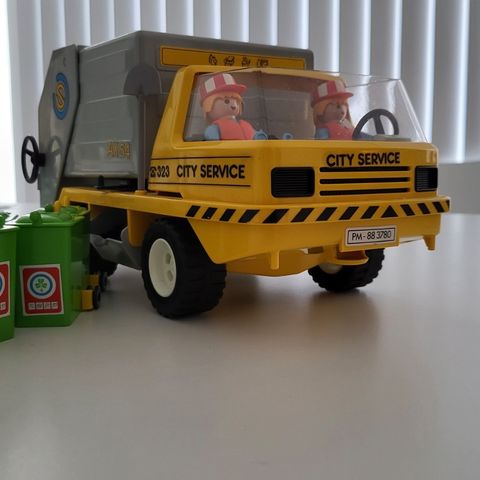 3780 Playmobil Renovasjons bil (Garbage Truck) 1988