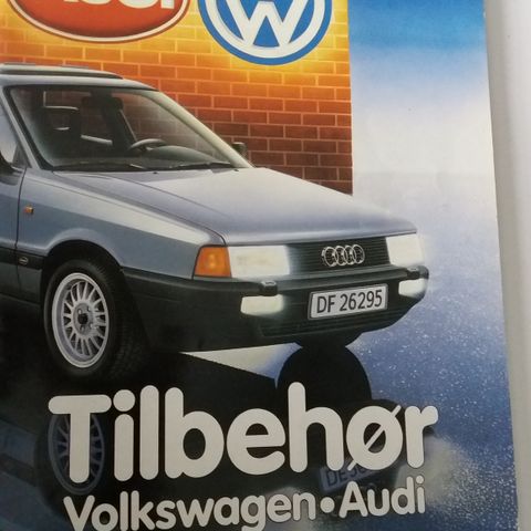 1988 VW / AUDI Tilbehør -brosjyre. ( NORSK )