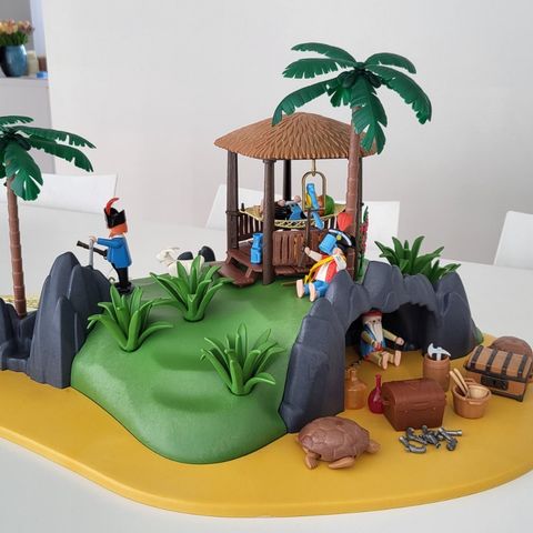 3799 Playmobil  Skatteøya (Treasure Island) fra 1991