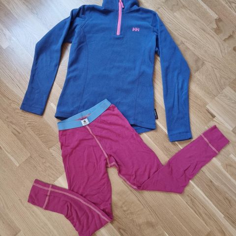 Helly Hansen fleece genser og Janus ulltrøye  XS/12 år