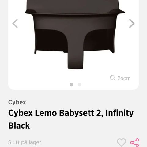 Cybex Lemo Babysett bruk av et barn