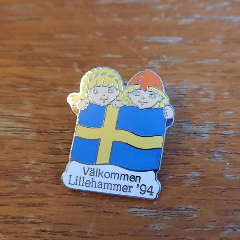 Flagg-pins Sverige OL-Lillehammer 1994