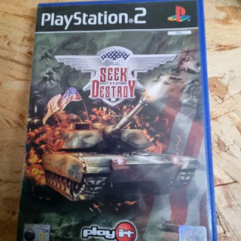 (Kan fås gratis) PS2 Seek And Destroy