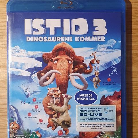 Istid 3: Dinosaurene Kommer (Blu-ray Disc)