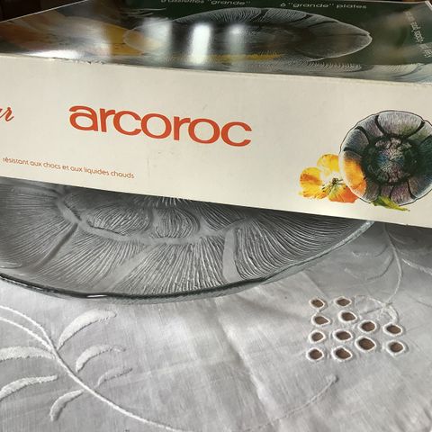 3 fat * arcoroc Fleur.