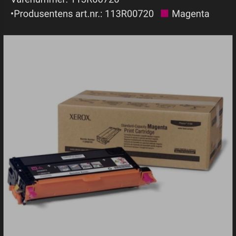 Xerox Magenta toner