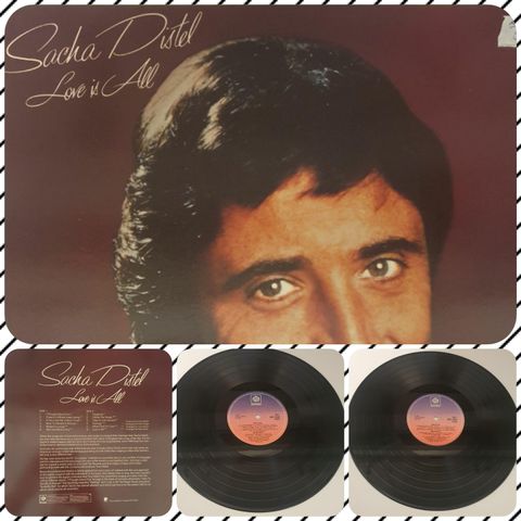 VINTAGE/RETRO LP-VINYL "SACHA DISTEL/LOVE IS ALL 1976" NSPL 18504