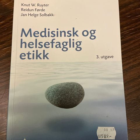 Medisinksk og helsefaglig etikk