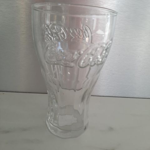 COCA COLA glass.