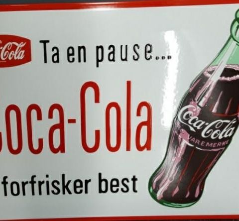 Coca cola skilt ønskes kjøpt
