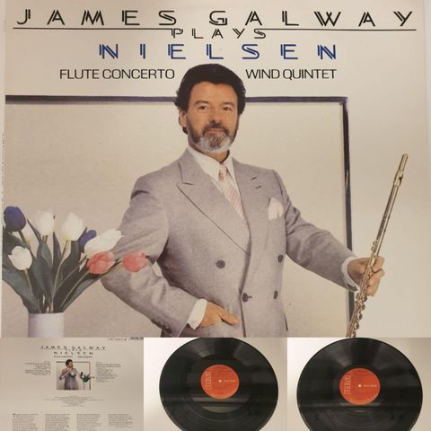 VINTAGE/RETRO LP-VINYL "JAMES GALWAY PLAYS NIELSEN 1987"