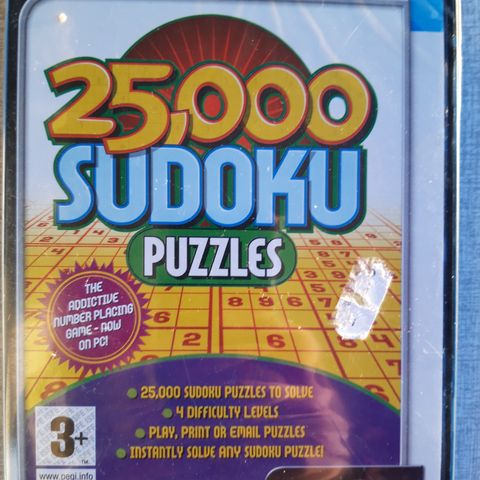 25000 Sudoko Puzzles