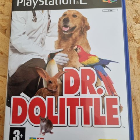 (Kan fås gratis) Meget pent PS2 Dr. Dolittle