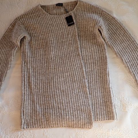 Beige Tricot cardigan, helt ubrukt