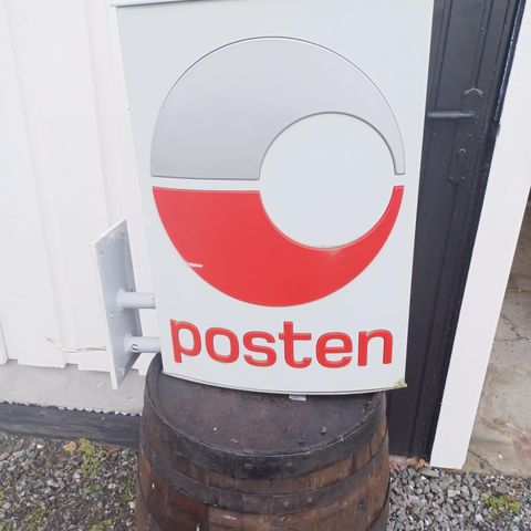 Posten lysskilt