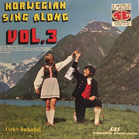 Norwegian Sing along Vol.3 - Feat: Sørlandsgutta,Reidar Moseid m.fler (LP)