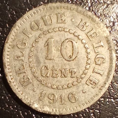 Belgia 10 centimes 1916 NY PRIS