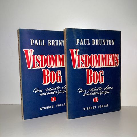 Visdommens bog. Den skjulte lære hinsides yoga I-II - Paul Brunton. 1957