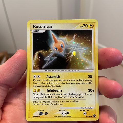 Pokemon kort - Rotom LV.38 7/106