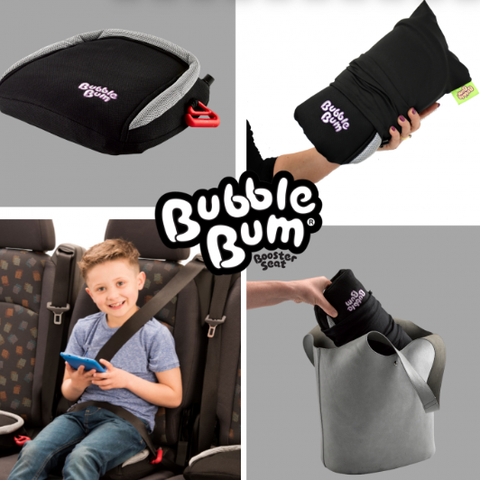 Utleie av BubbleBum Booster seat (oppblåsbar beltepute/bilpute)