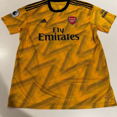 Arsenal 2019/20 Bortedrakt Aubameyang 14 Str. L