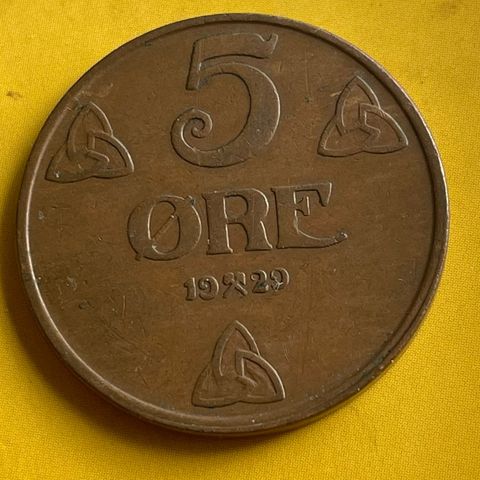 5 øre 1929