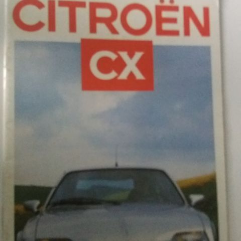 1986/87 CITROEN CX -brosjyre.