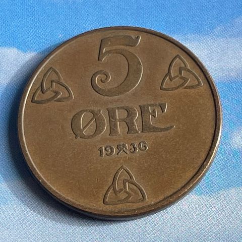 5 øre 1936