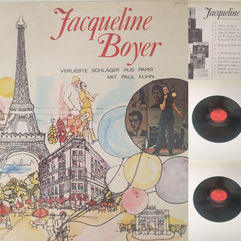 VINTAGE/RETRO LP-VINYL "JACQUELINE BOYER/VERLIBTE SCHLAGER AUS PARIS"